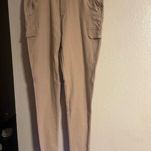 Women’s Beige Cargo Pants - Classic Casual Trousers